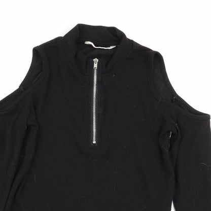 SheIn Girls Black   Basic T-Shirt Size 8 Years