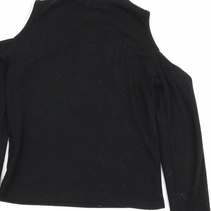 SheIn Girls Black   Basic T-Shirt Size 8 Years