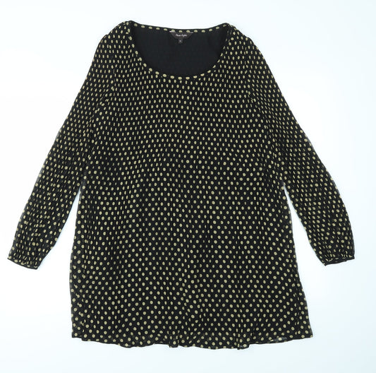 Phase Eight Womens Multicoloured Polka Dot  Fit & Flare  Size 12
