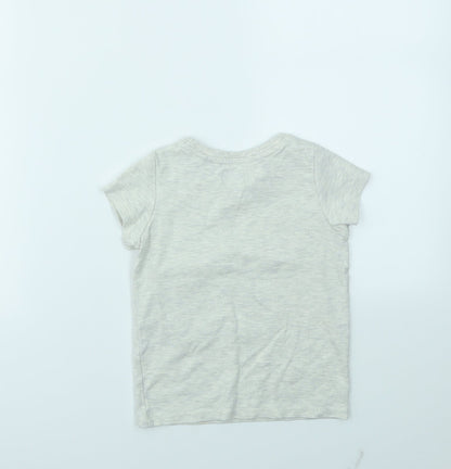 NEXT Boys Grey   Basic T-Shirt Size 3-6 Months