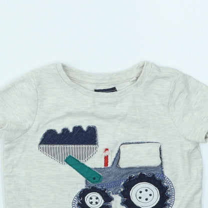 NEXT Boys Grey   Basic T-Shirt Size 3-6 Months