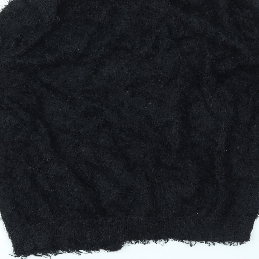Womens UK Size 8 NEXT Black Cardigan Jumper