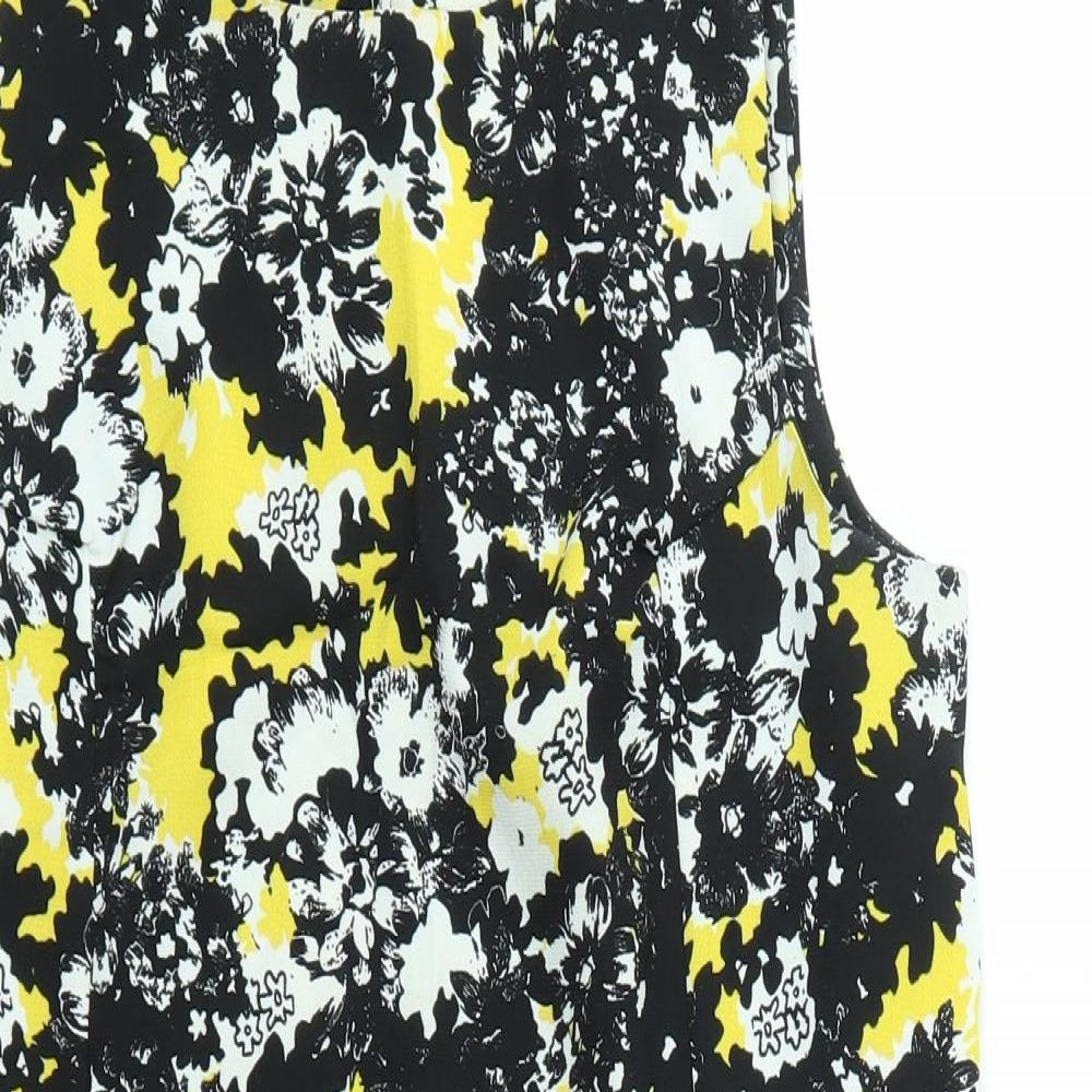 Primark Womens Multicoloured Geometric  Fit & Flare  Size 12