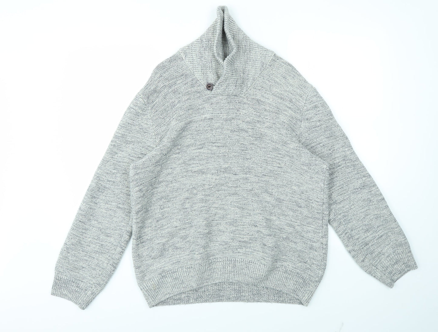 Mens UK Size M Debenhams Grey Pullover Sweatshirt