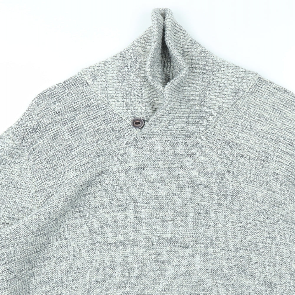 Mens UK Size M Debenhams Grey Pullover Sweatshirt
