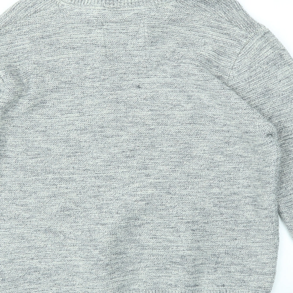 Mens UK Size M Debenhams Grey Pullover Sweatshirt