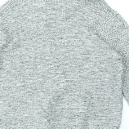 Mens UK Size M Debenhams Grey Pullover Sweatshirt