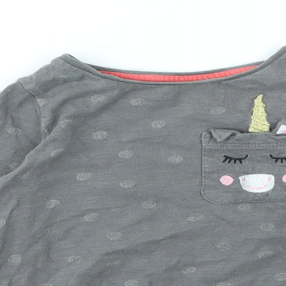 Nutmeg Girls Grey   Basic T-Shirt Size 2-3 Years