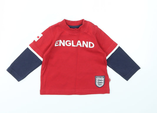 M Boys Multicoloured   Basic T-Shirt Size 3-6 Months