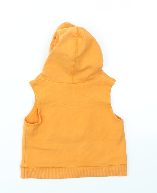 George Boys Orange   Pullover Jumper Size 6-9 Months
