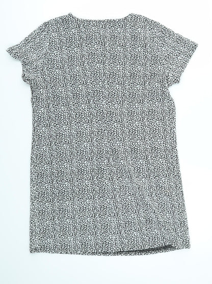 Miss Selfridge Womens Grey Geometric  Fit & Flare  Size 14