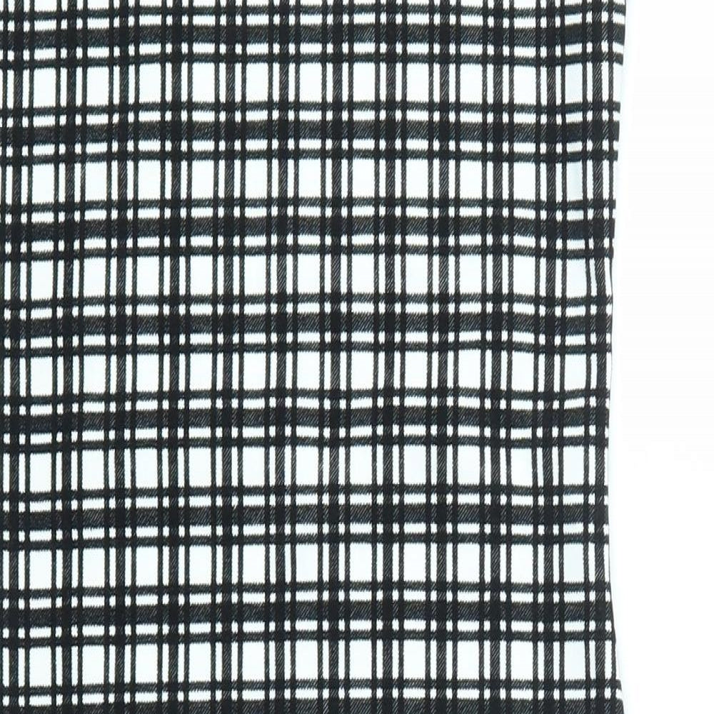 Boohoo Womens Multicoloured Check  Fit & Flare  Size 6