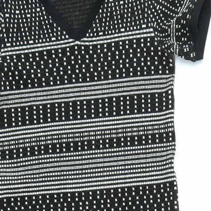 NEXT Womens Black Geometric  Jumper Dress  Size 8