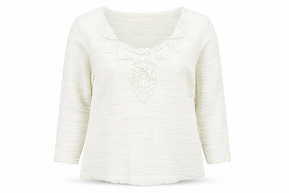 Womens UK Size 16 Together White Pullover Jumper