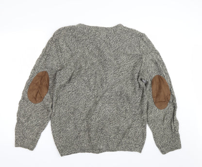 River Island Mens Grey   Pullover Jumper Size M