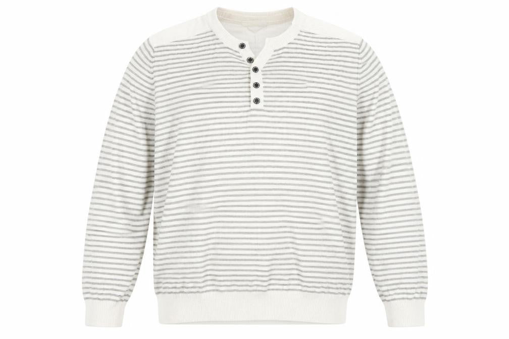 Mens UK Size L George White Pullover Jumper