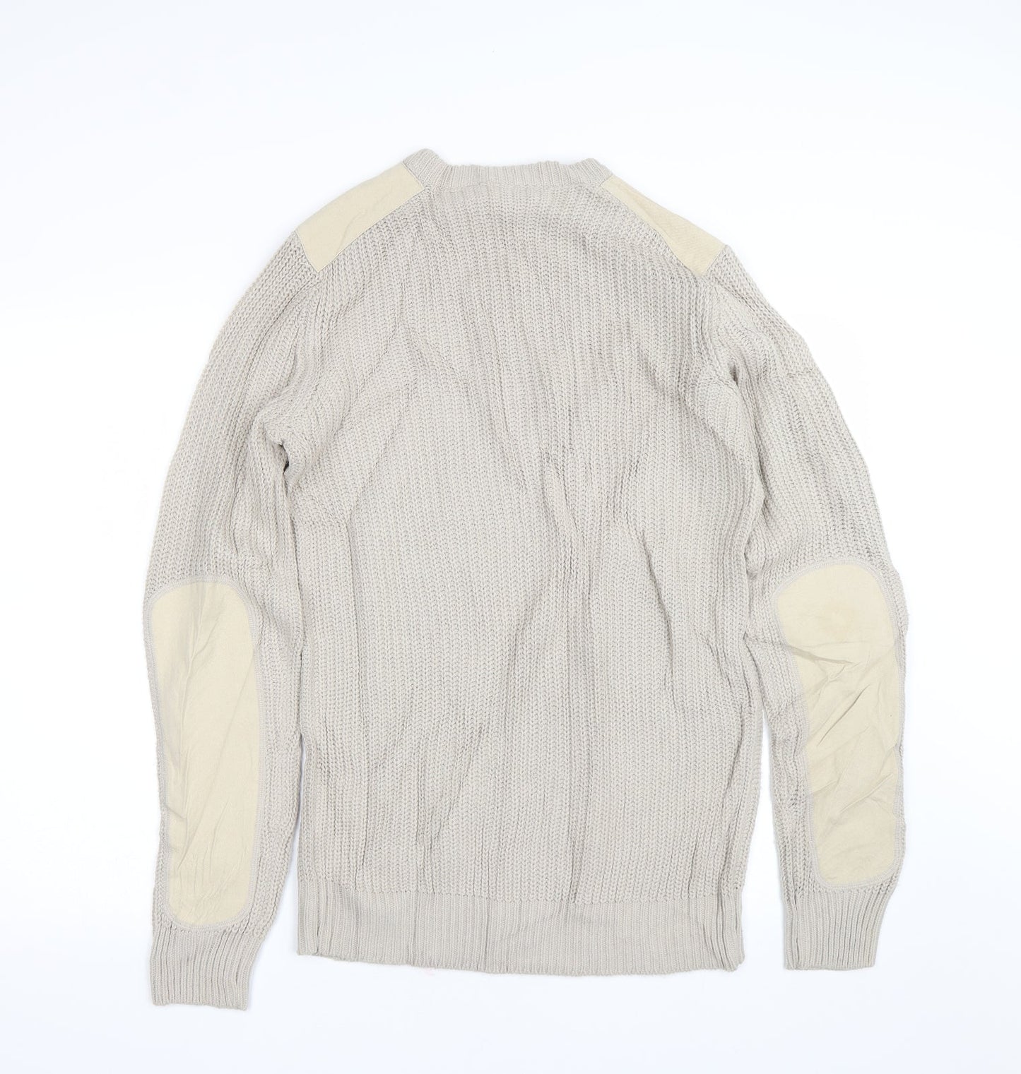 Blue Inc Mens Brown   Pullover Jumper Size S