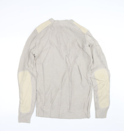 Blue Inc Mens Brown   Pullover Jumper Size S