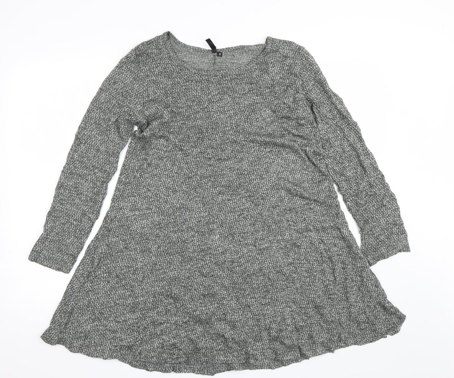 Young Kim Womens Green   T-Shirt Dress  Size 12