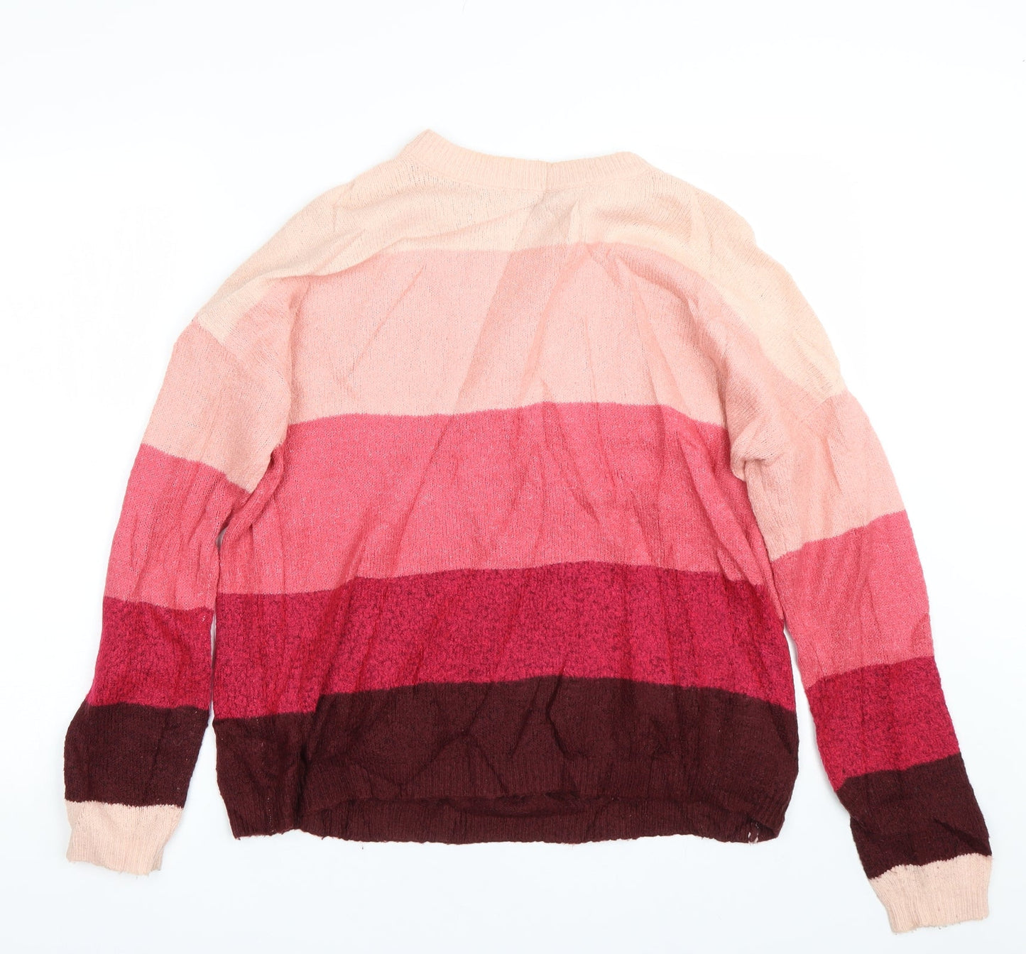 Womens UK Size M Peacocks Pink Pullover Jumper