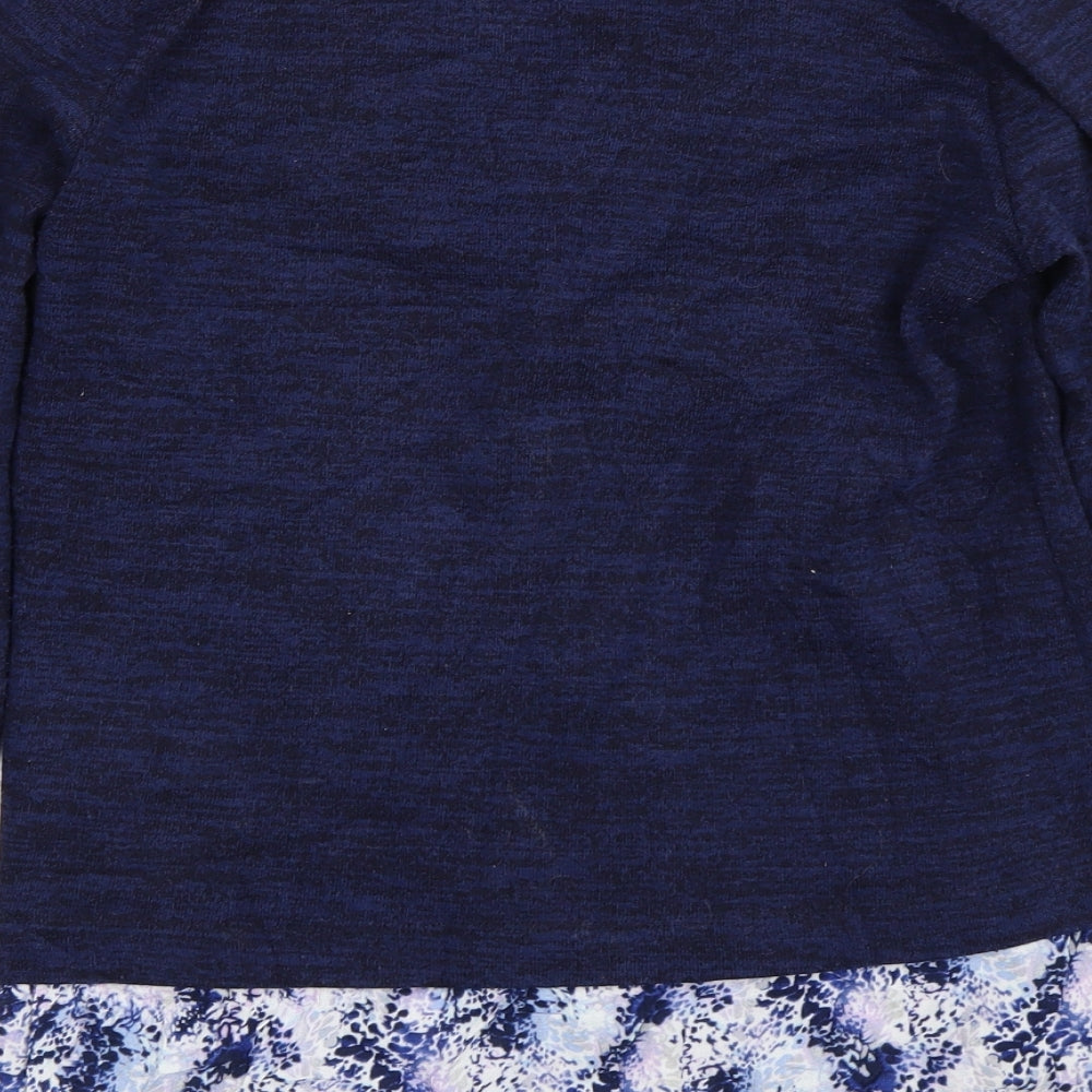 Womens UK Size 8 M&S Blue Pullover Jumper