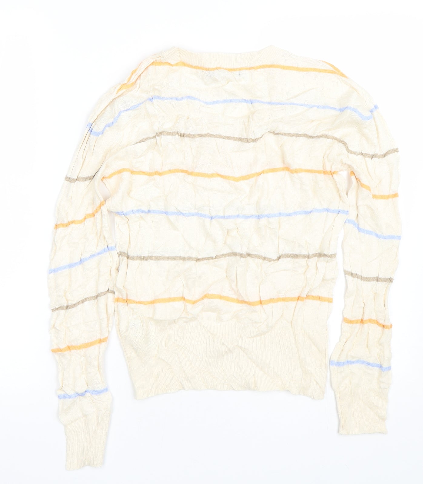 Womens UK Size S M&S Beige Pullover Jumper