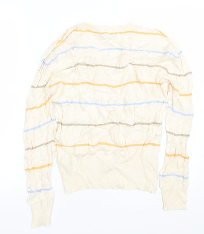 Womens UK Size S M&S Beige Pullover Jumper