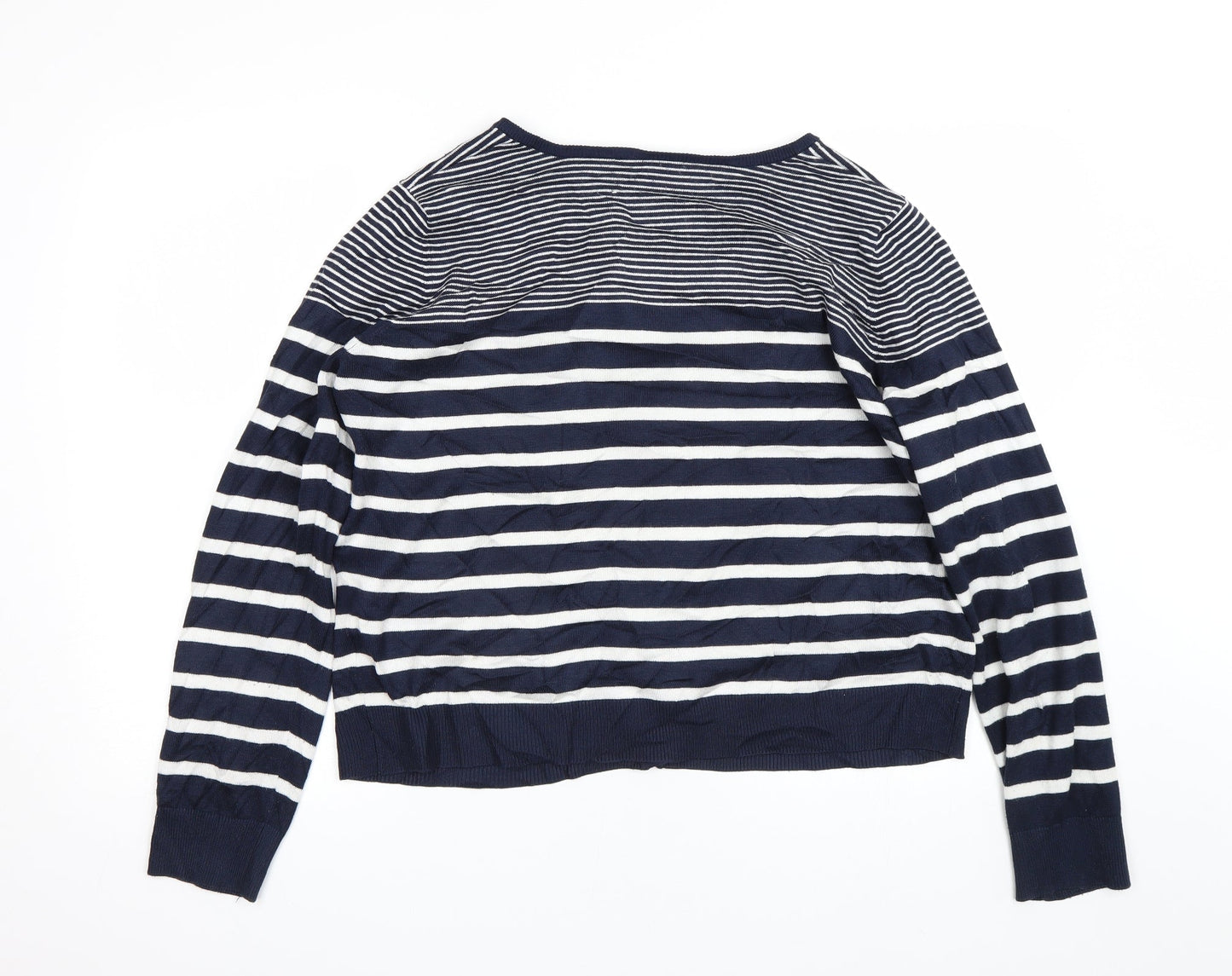 Womens UK Size M Miso Blue Cardigan Jumper