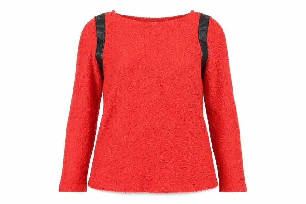 M&S Womens Red   Pullover Jumper Size 14