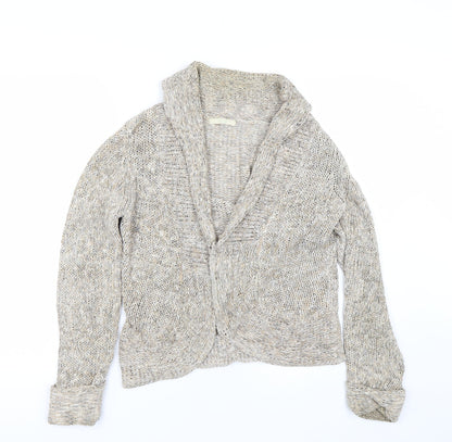 Womens UK Size 8 M&S Beige Cardigan Jumper