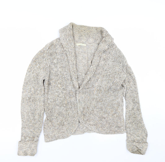 Womens UK Size 8 M&S Beige Cardigan Jumper