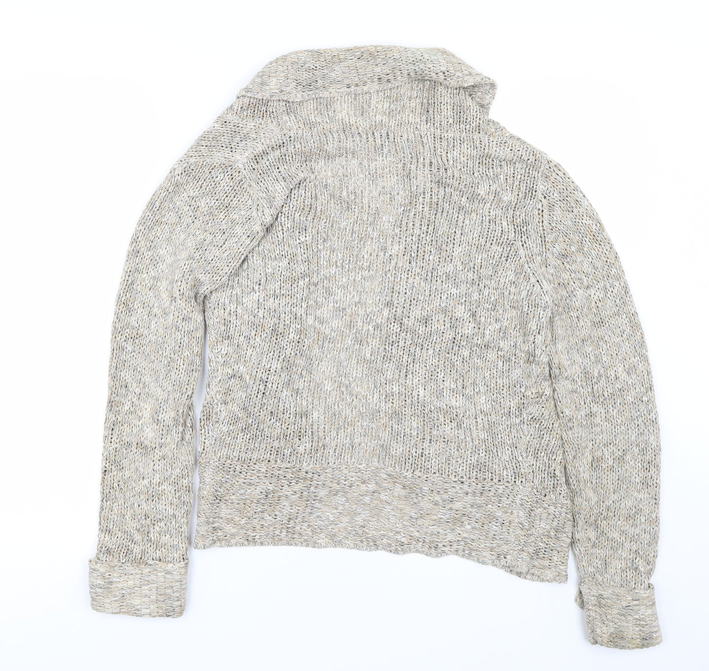 Womens UK Size 8 M&S Beige Cardigan Jumper