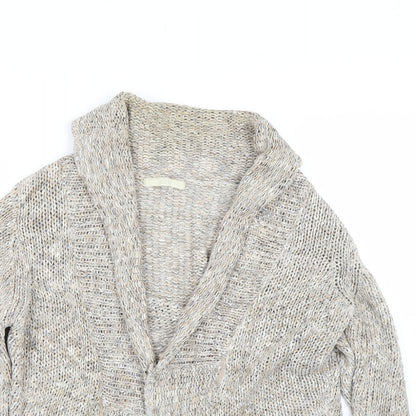 Womens UK Size 8 M&S Beige Cardigan Jumper