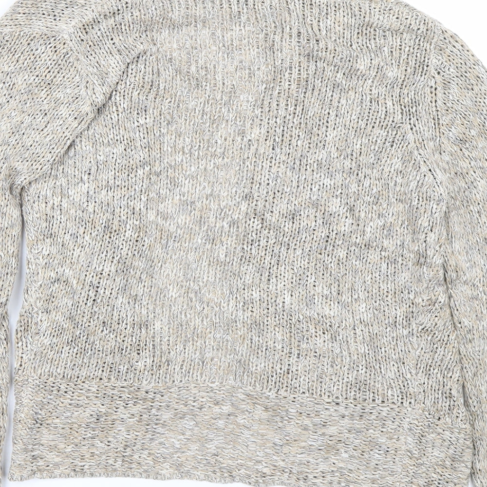 Womens UK Size 8 M&S Beige Cardigan Jumper