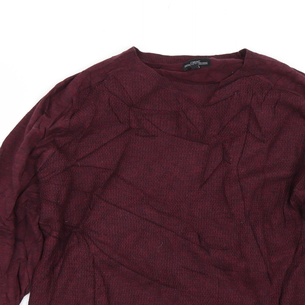 NEXT Mens Red   Pullover Jumper Size S