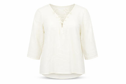 Womens UK Size 14 R edition Beige Basic Blouse