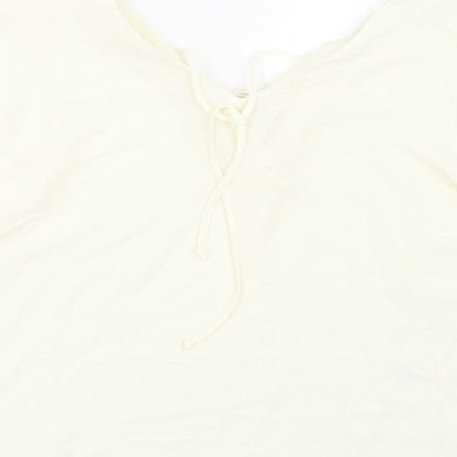 Womens UK Size 14 R edition Beige Basic Blouse