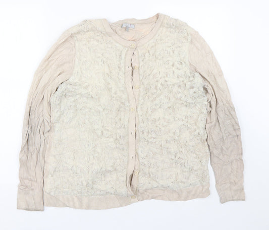 Womens UK Size 18 Per Una Brown Cardigan Jumper
