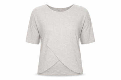 Womens UK Size 10 Apricot Beige Basic T-Shirt
