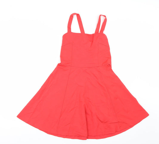 H&M Womens Red   Tank Dress  Size S