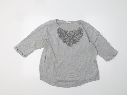 BHS Womens Grey   Pullover Sweatshirt Size 16