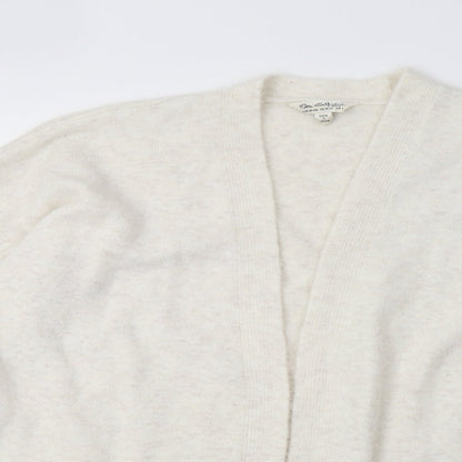 Womens UK Size L Miss Selfridge White Cardigan Jumper