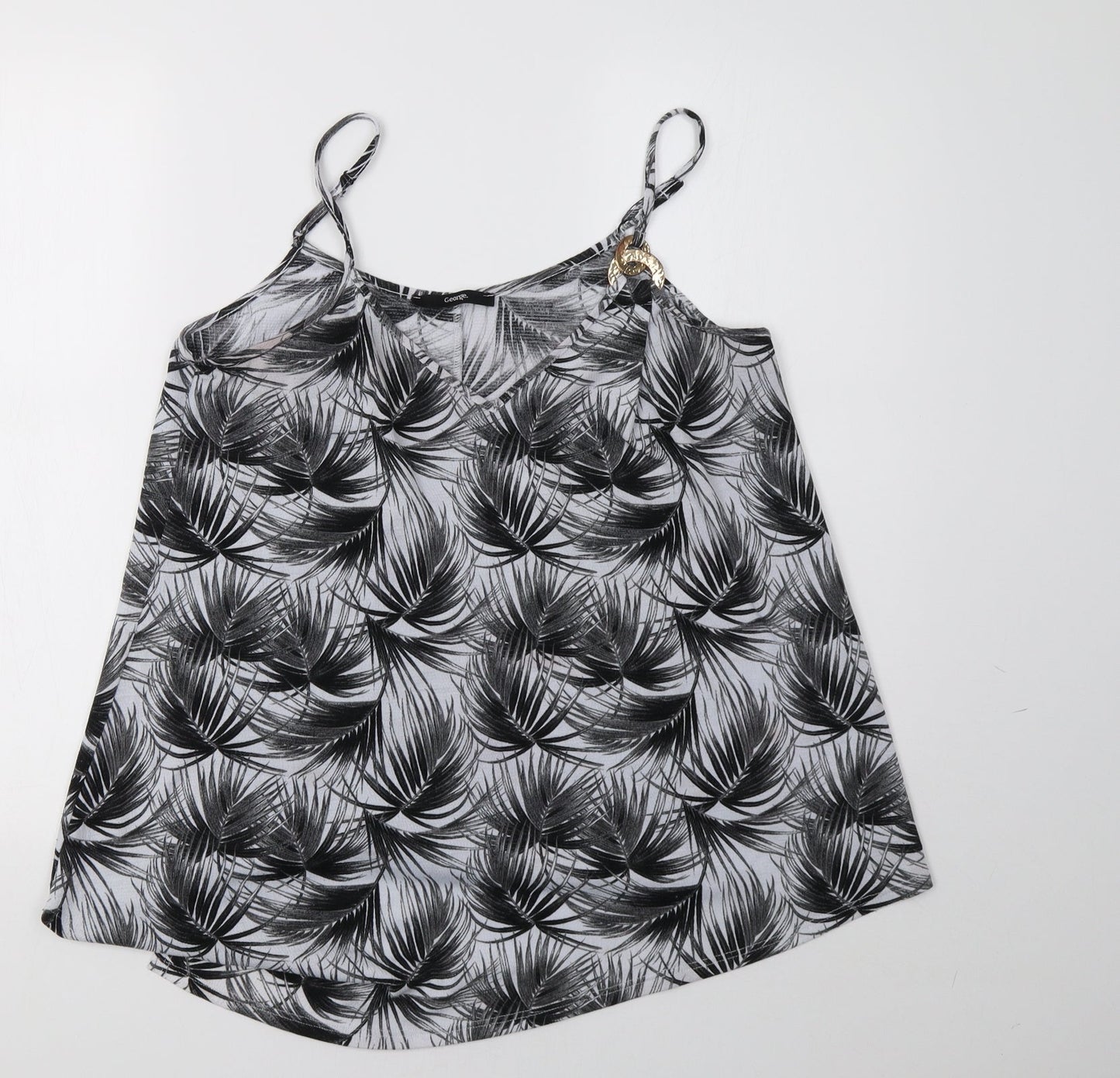 George Womens Grey   Basic T-Shirt Size 10