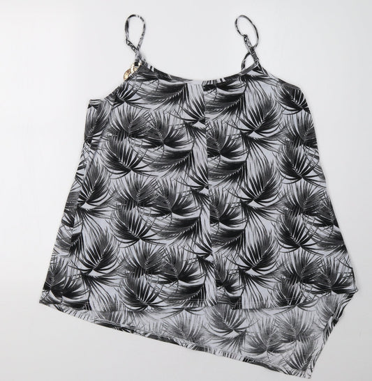 George Womens Grey   Basic T-Shirt Size 10