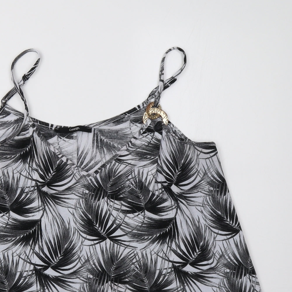 George Womens Grey   Basic T-Shirt Size 10