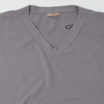 H&M Womens Grey  Knit Pullover Sweatshirt Size 3XL