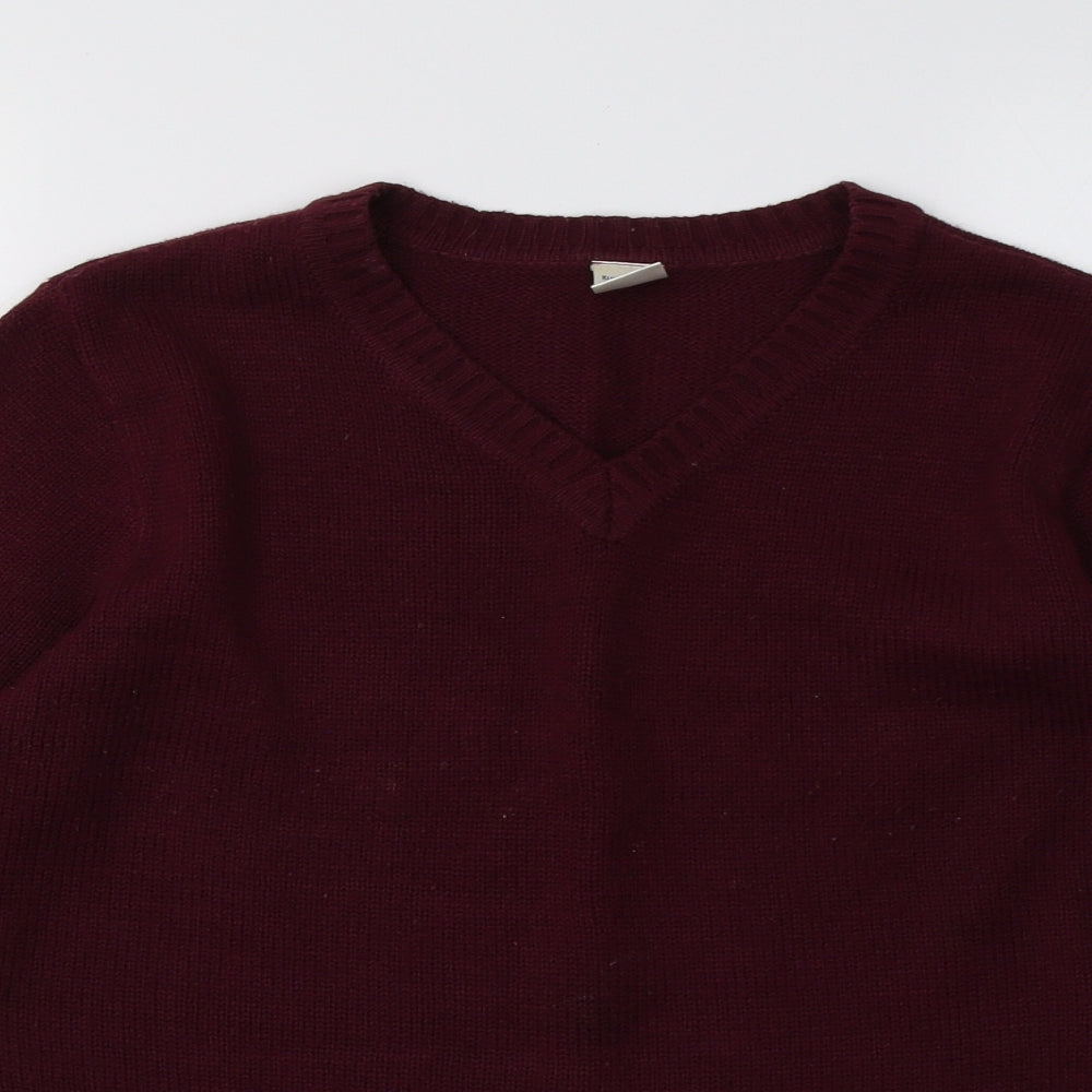 aprodnetz Womens Purple  Knit Pullover Sweatshirt Size 12