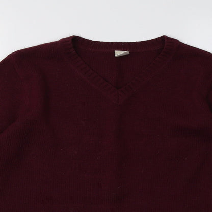 aprodnetz Womens Purple  Knit Pullover Sweatshirt Size 12