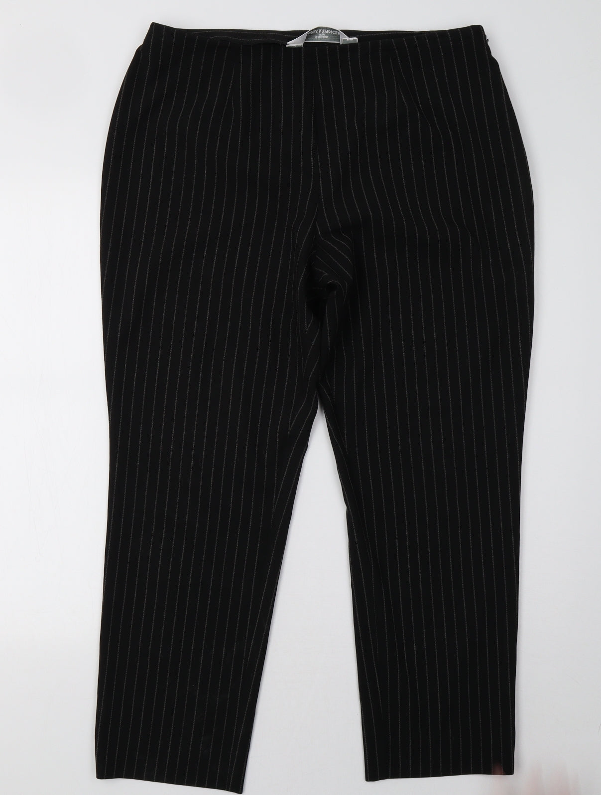 Womens UK Size 10 Marks and Spencer Regular Fit  Brown Trousers