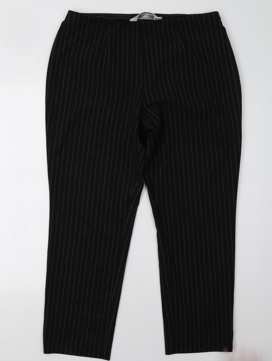 Womens UK Size 10 Marks and Spencer Regular Fit  Brown Trousers
